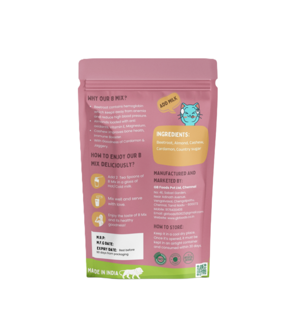 B Mix – Natural Solution for Iron Deficiency (Beetroot Mix) - Image 2
